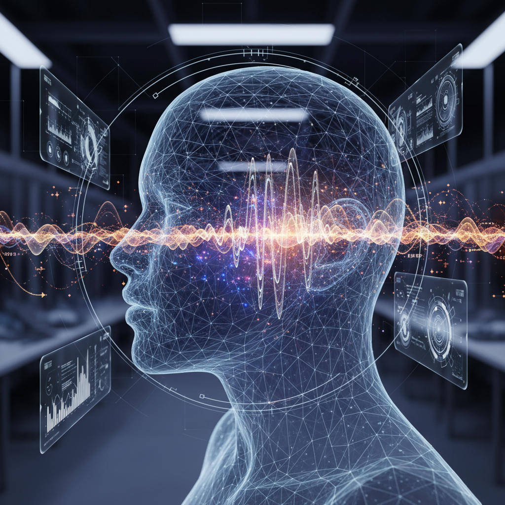 ElevenLabs tutorial for faceless channels: abstract sound wave morphing into a human head, symbolizing AI voice creation. ElevenLabs tutorial for faceless channels: abstract sound wave morphing into a human head, symbolizing AI voice creation.