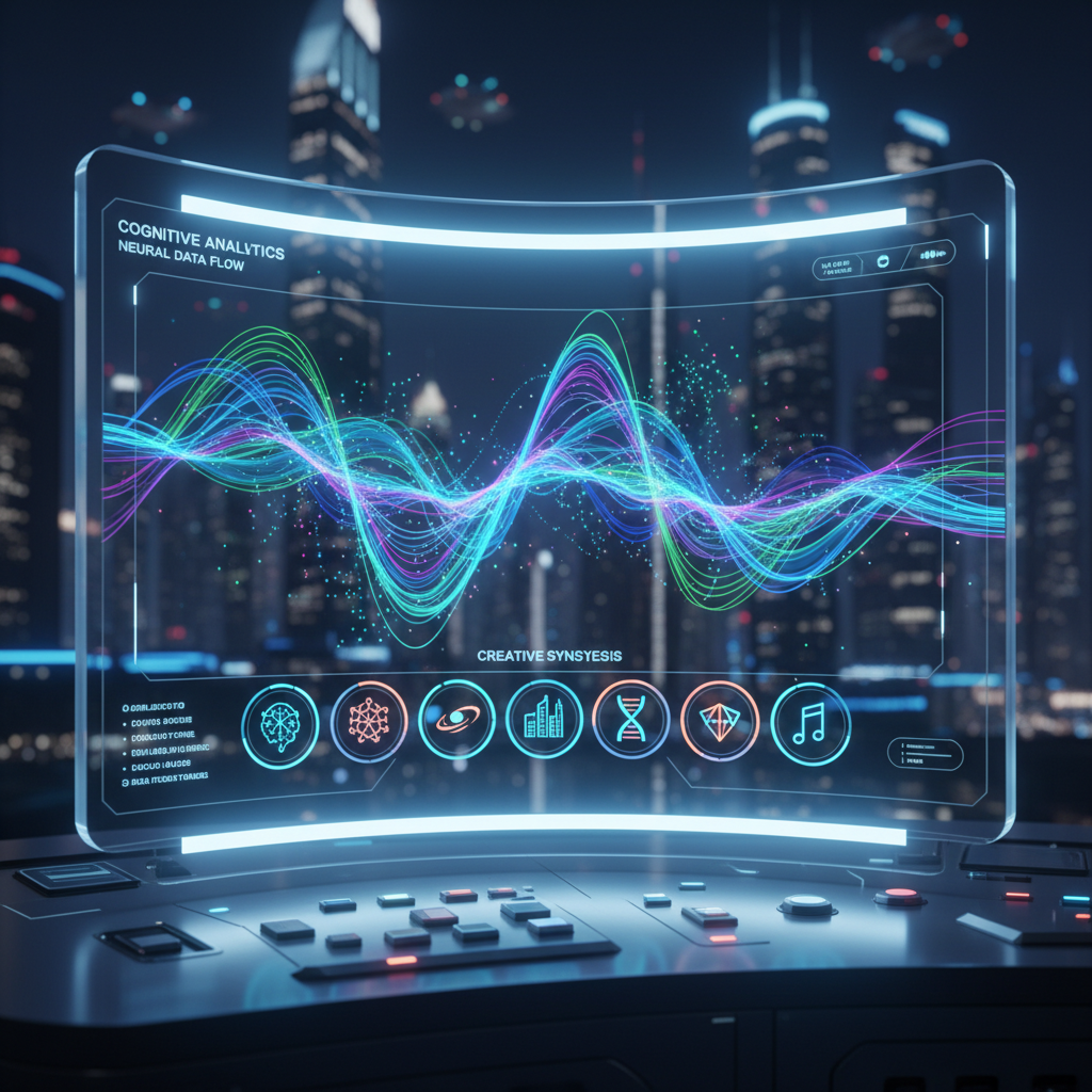 Futuristic AI interface for creating faceless videos, showcasing abstract video elements and glowing data streams, optimal for 2026 AI video tool selection.