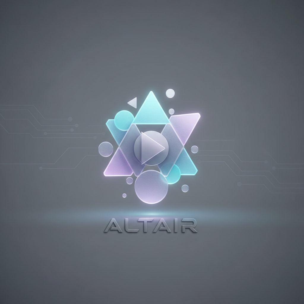 Top AI platforms for anonymous branding illustrated by abstract, glowing geometric forms creating a cohesive, faceless brand identity.