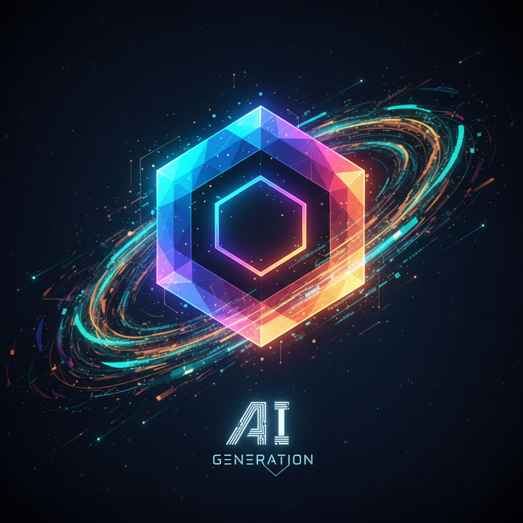 Vibrant abstract digital art showcasing AI image generation for thumbnails, featuring glowing geometric shapes and futuristic data streams. Vibrant abstract digital art showcasing AI image generation for thumbnails, featuring glowing geometric shapes and futuristic data streams.